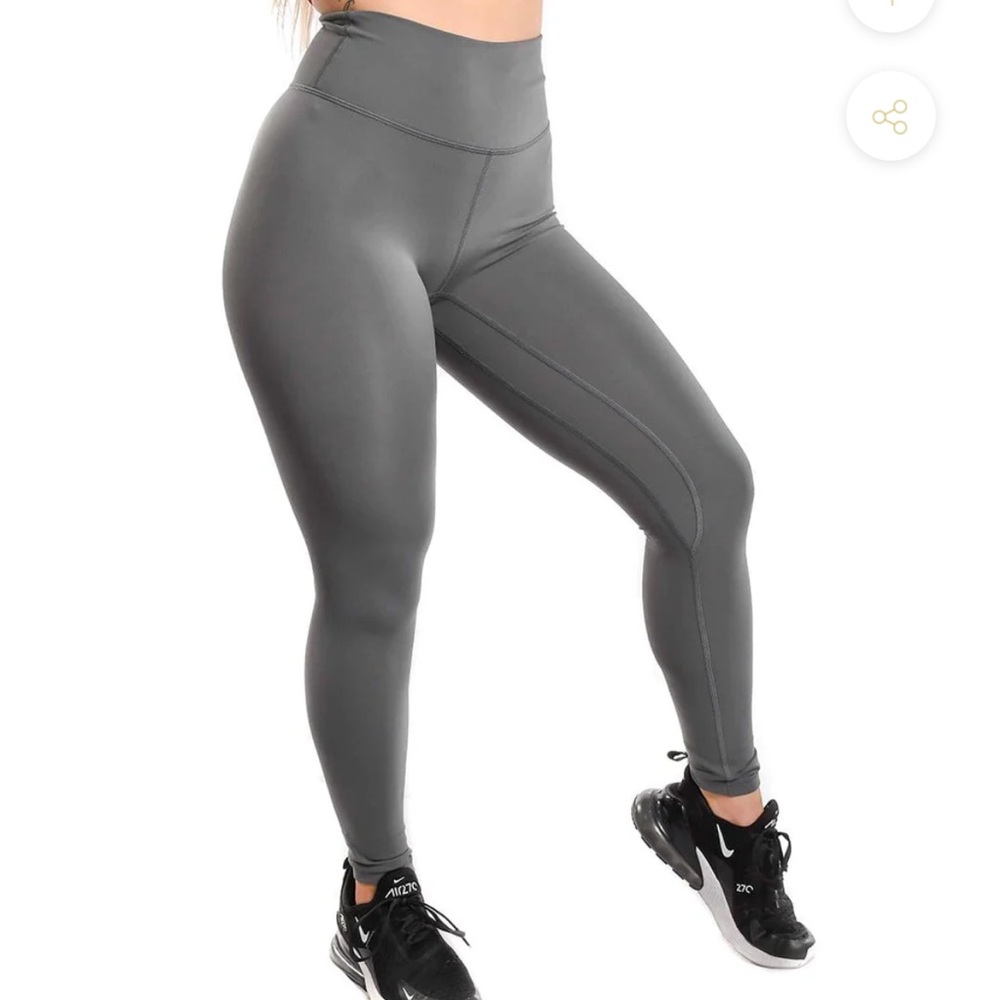 Til You Collapse Effortless Classic Gray Leggings